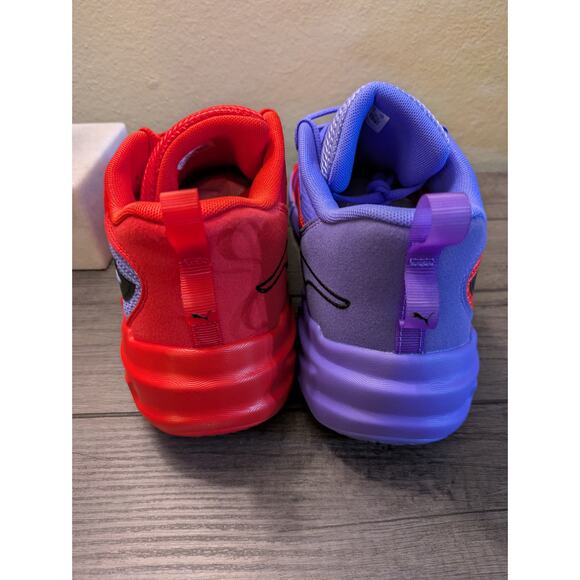 Puma Scoot Zeros Pred Men's Basketball Dark Amethyst/Red 310354-01 Size 13 - Picture 5 of 8
